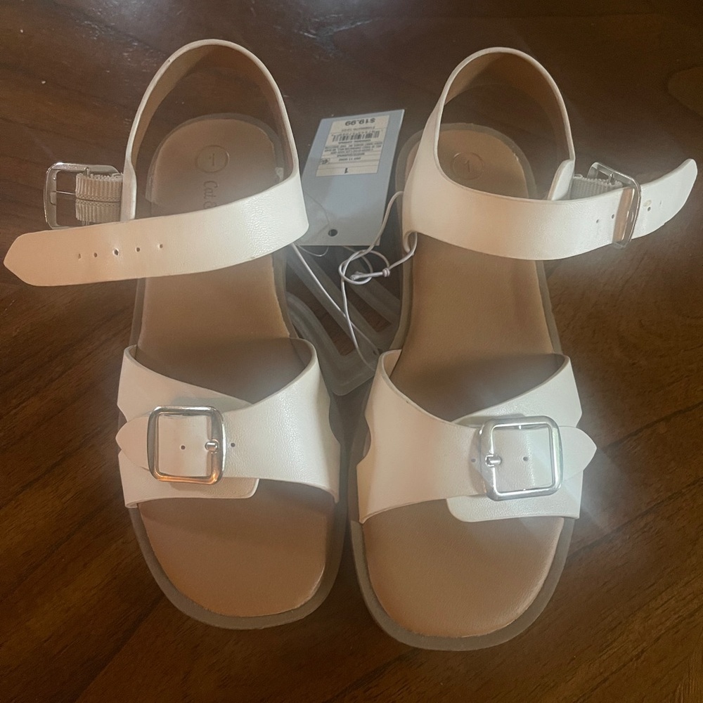 Brand new cat and Jack sandals. NWT.